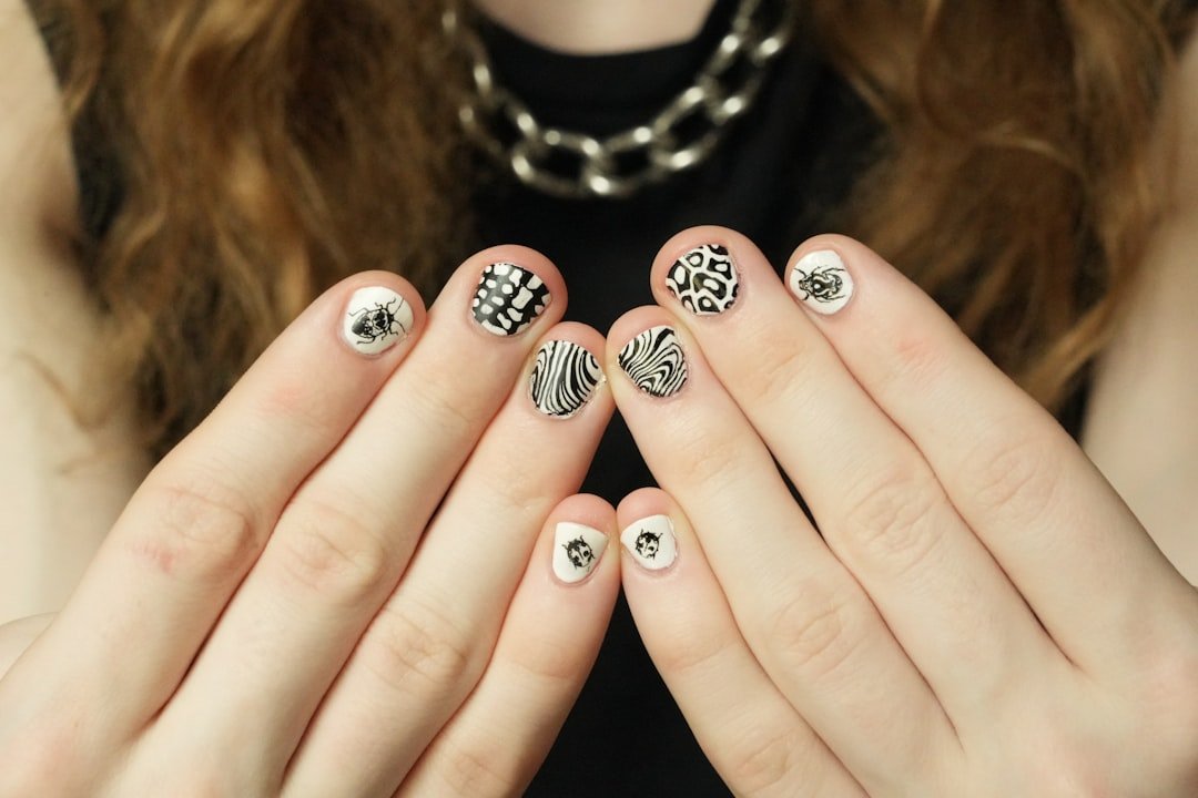 A collection of hallowin nails colors for Halloween